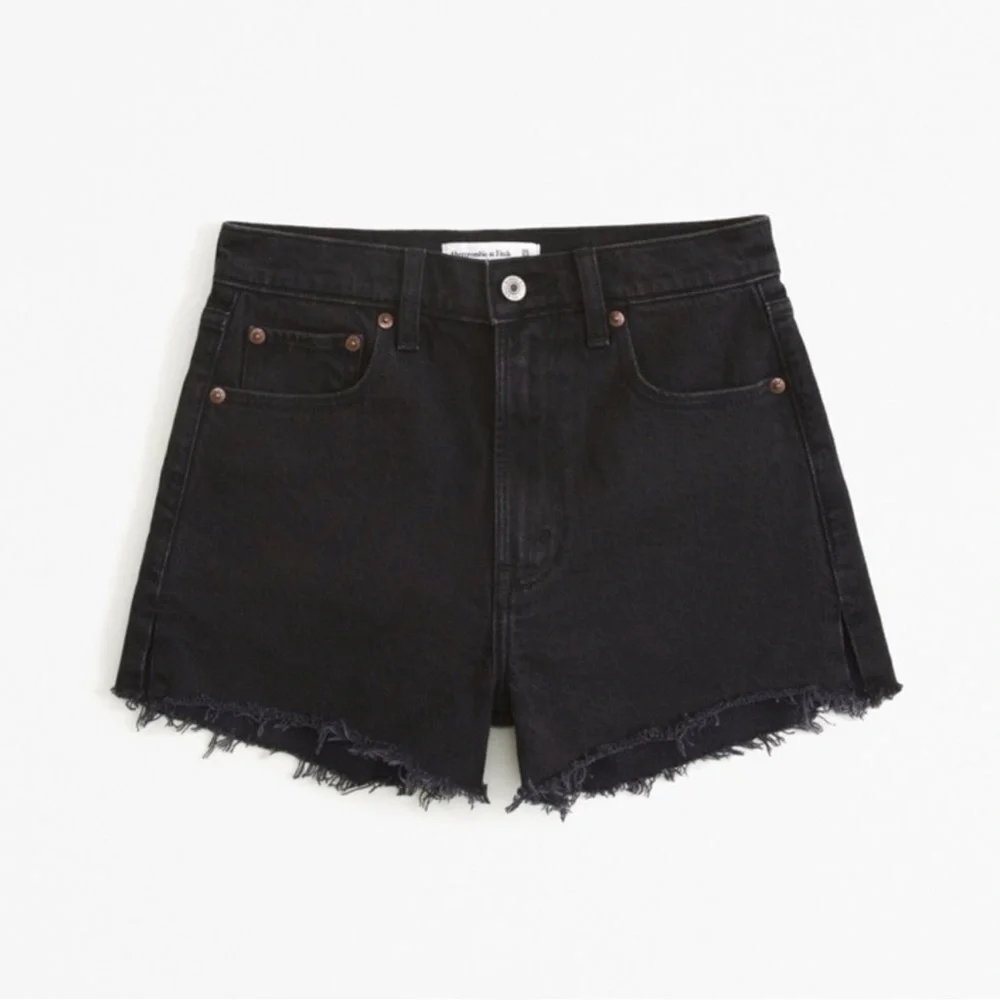 Abercrombie & Fitch Black High Waist Women Shorts Size 27/4